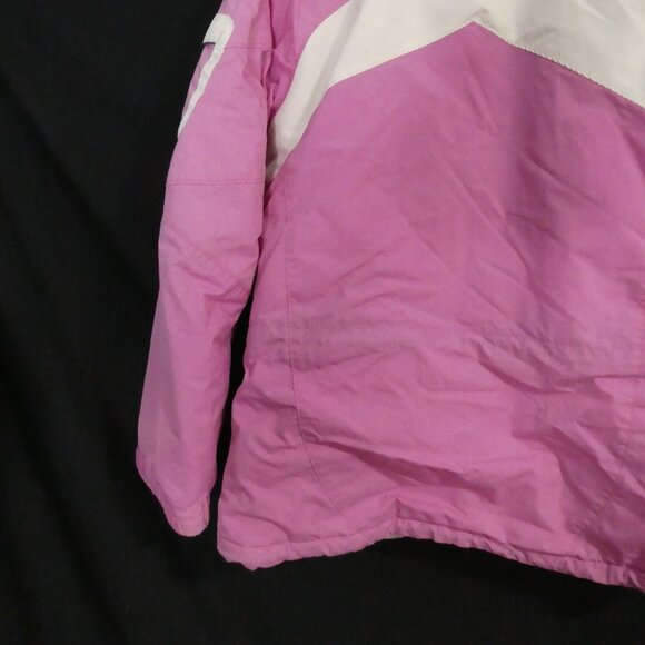 COLUMBIA SPORTSWEAR | women's medium | Vibrant Pink Winter Jacket | White Detail - Picture 12 of 16